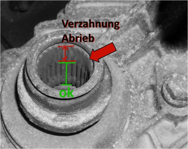 BMW X5 E53 Verzahnung Verteilergetriebe NV125