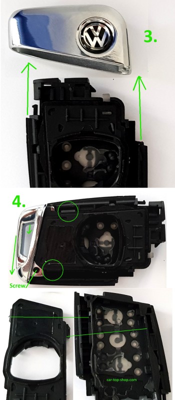 VW Passat B8 Schlüssel-Gehäuse wechseln